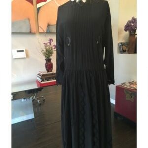 Chloé by Karl Lagerfeld 1984 Vintage Silk Dress